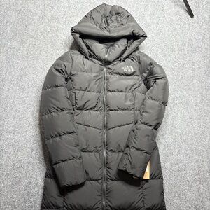 The North Face Jacket Women Small Black Metropolis Park Long Coat 600 Fill Down